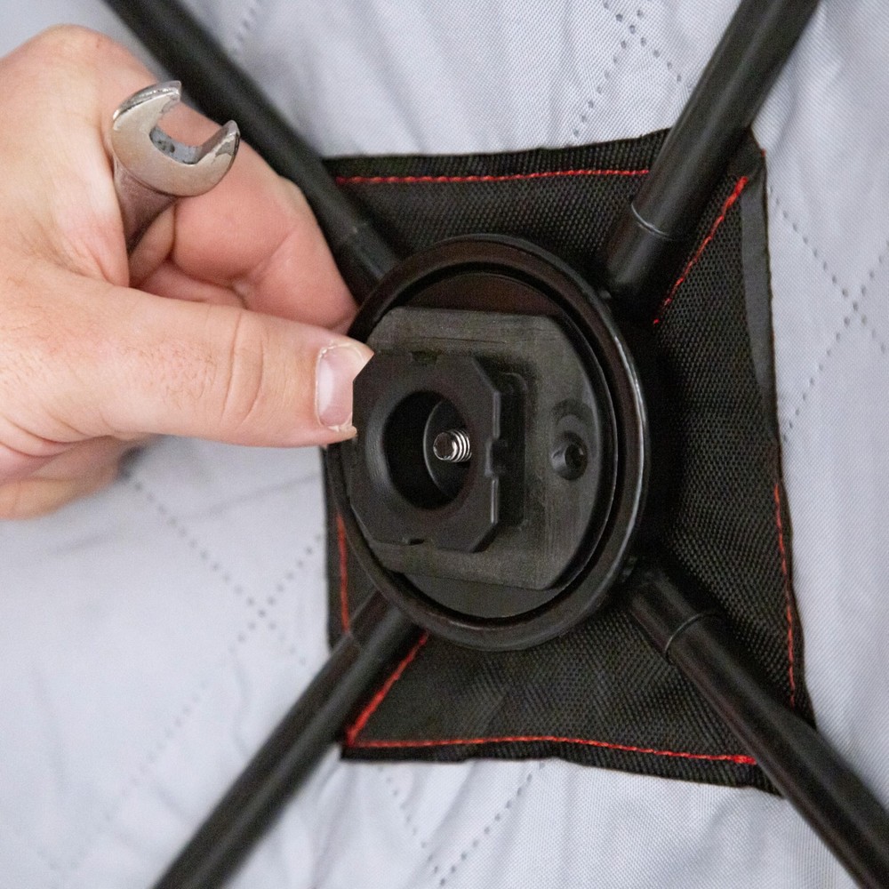 Eskimo 41943 E-Hub Camera Mount for Ice Shelters - Black, Flexible