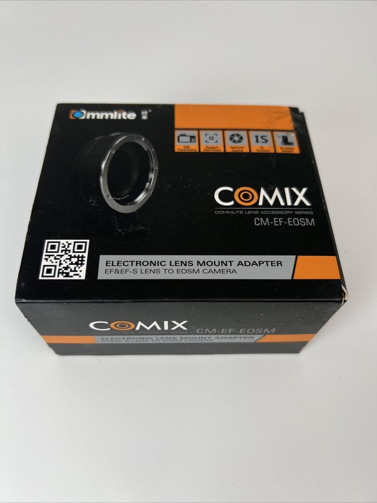 Electronic Lens Mount Adapter CM-EF-EOSM Commlite COMIX