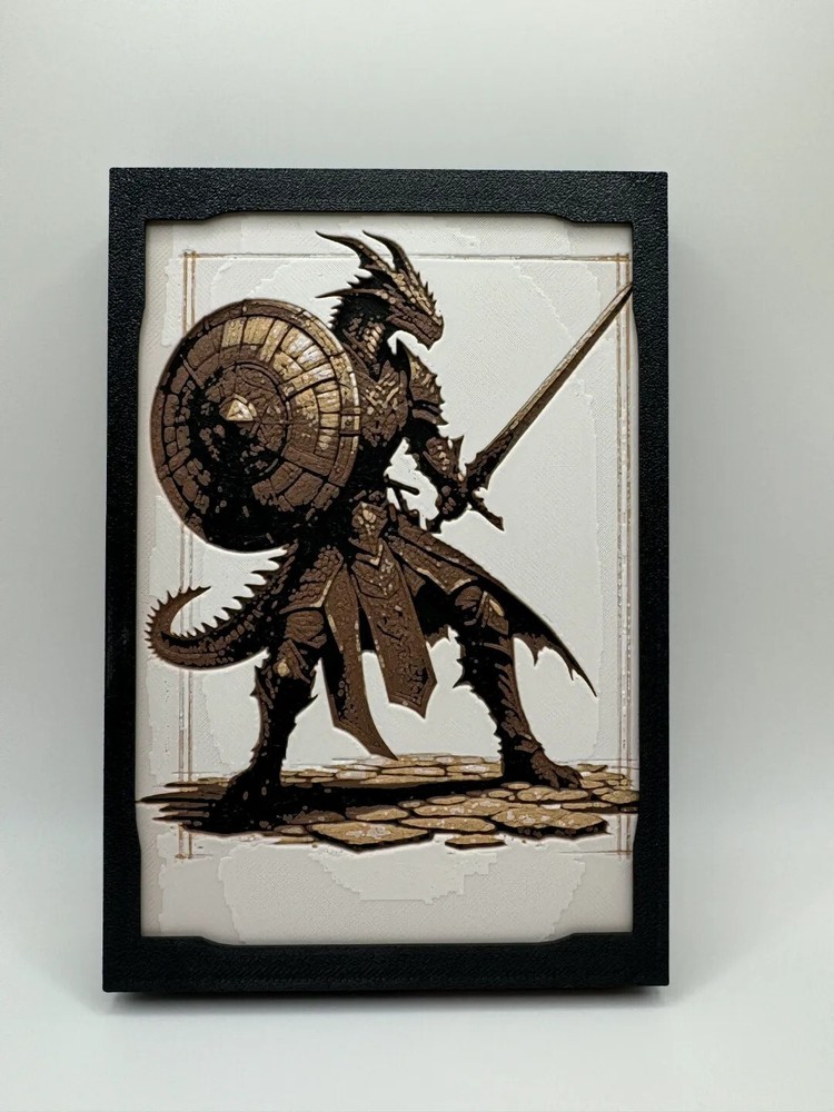 Dungeons and Dragons Class Archetypes Painting - 3D Printed