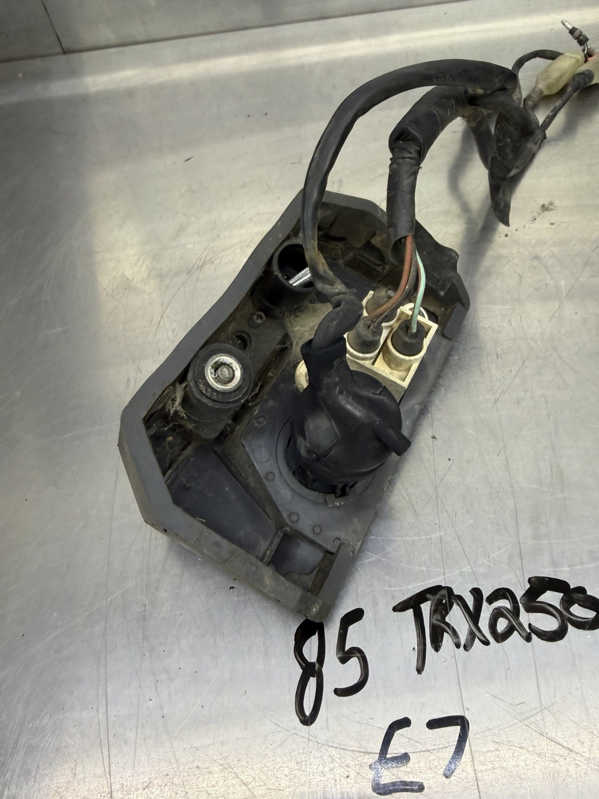 1985 Honda FourTrax 250 TRX 250A Dash Pad Indicator Lights Ignition 86 87 88