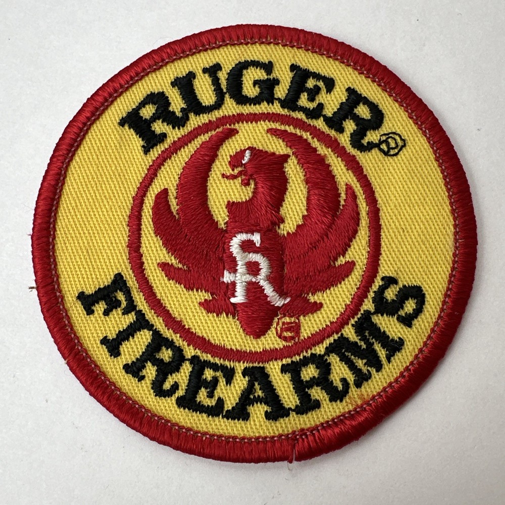 Vintage Sturm Ruger Firearms Embroidered Patch 3"