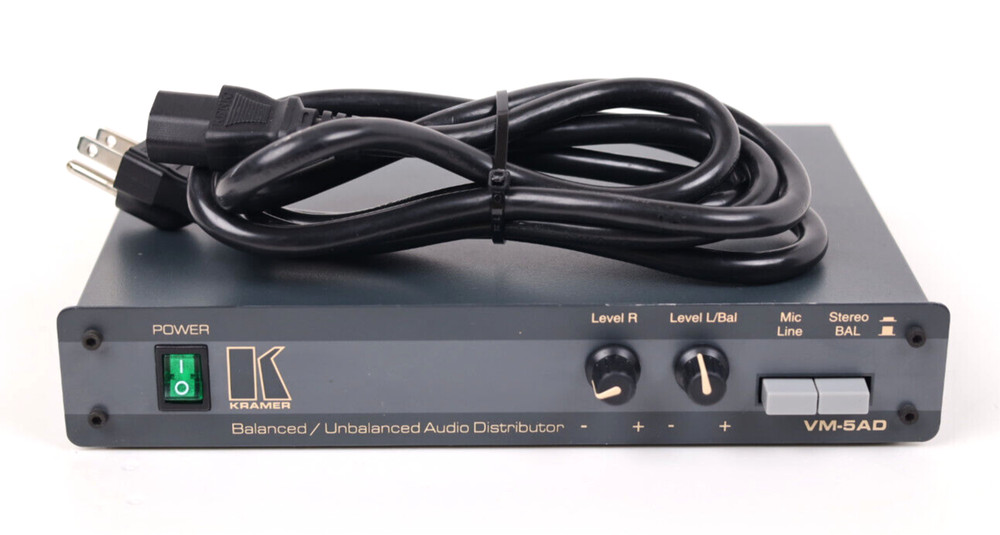 Kramer VM-5AD Balanced/ Unbalanced Audio Distributor o714