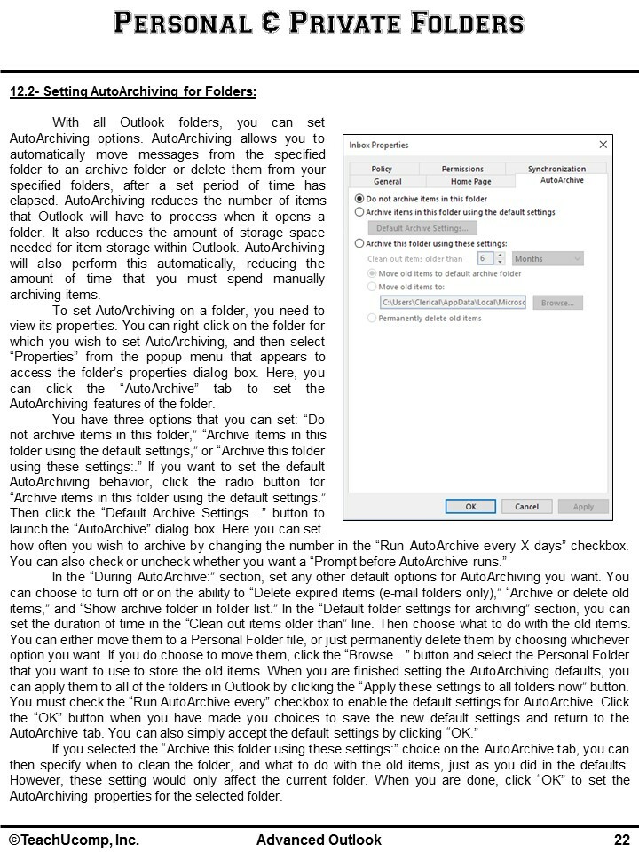 MICROSOFT OUTLOOK 2016 DELUXE Training Tutorial Course and Quick Reference Guide