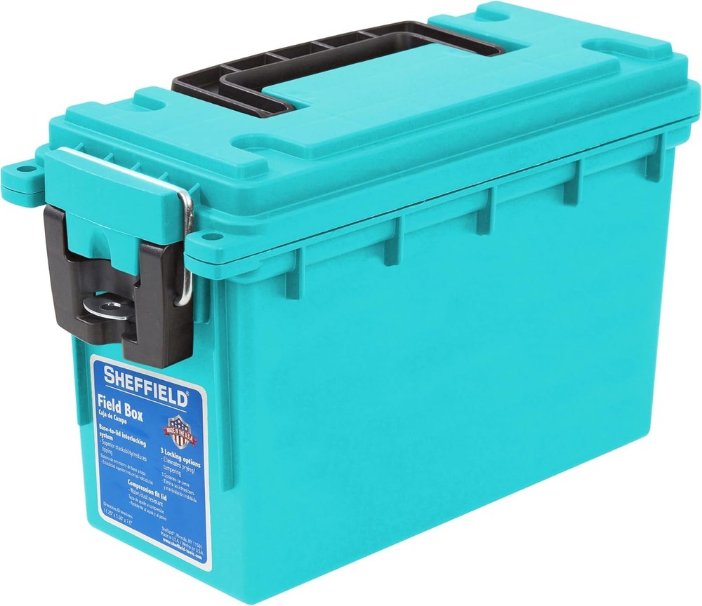 Sheffield Ammo Box Stackable .30 Cal Field Boxes Waterproof Dustproof Storage