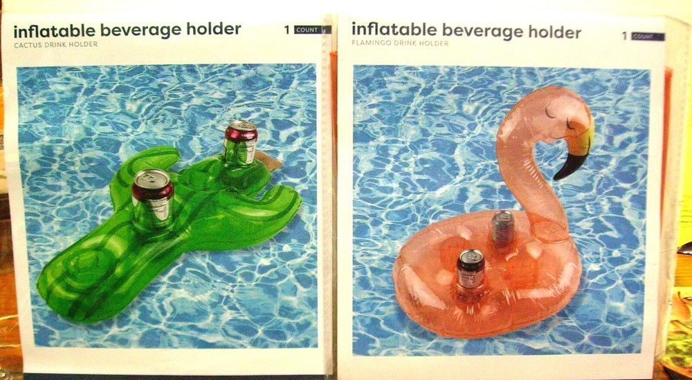 INFLATABLE BEVERAGE HOLDER HOLDS 4