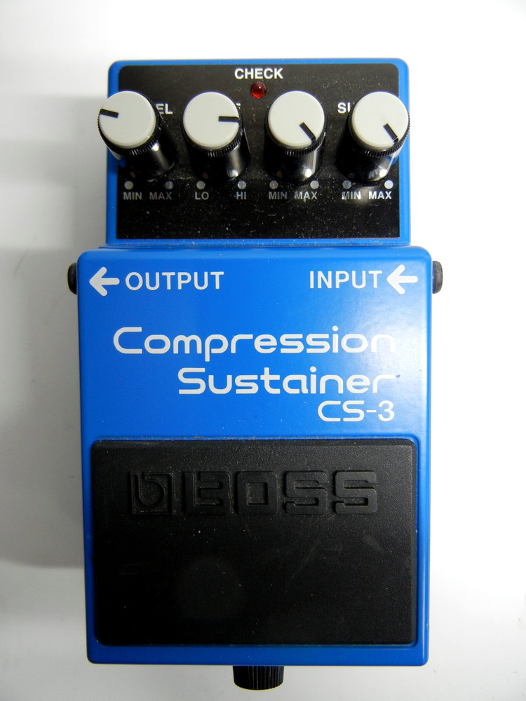 BOSS CS-3 Compressor Compression Sustainer Guitar Effect Pedal