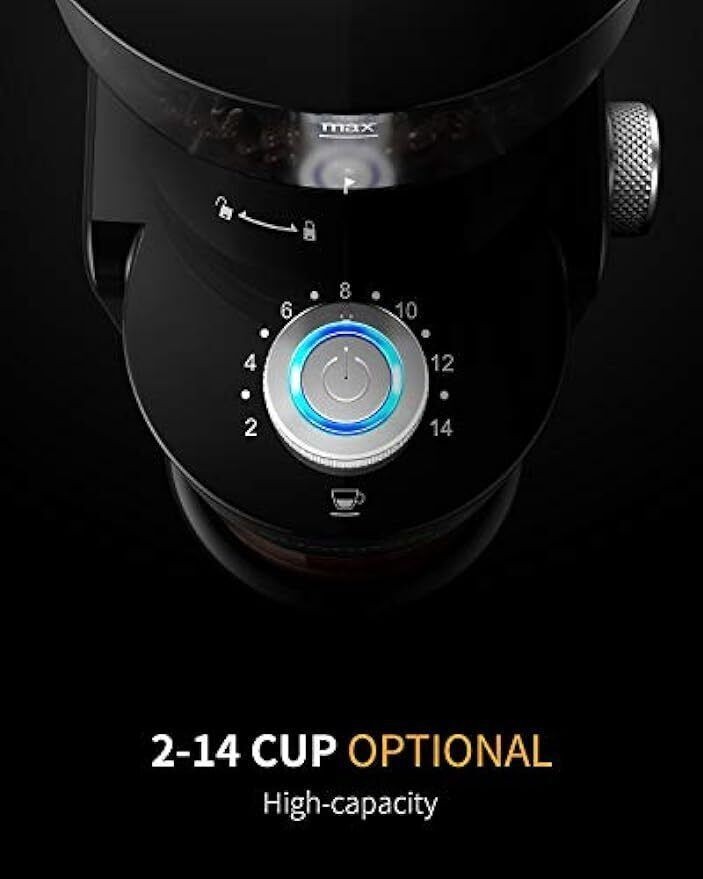 Electric Burr Coffee Grinder Adjustable Burr Mill with 16 Precise Grind Setting