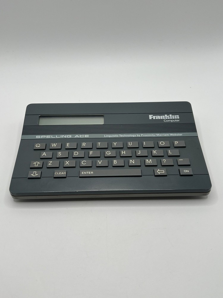 Franklin Computer Spelling Ace Linguistic Technology Merriam Webster SA-98