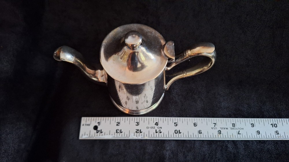 Vintage Victor S. Co. 55 0011508 81 Silver Plated Coffee Pot 5" Tall