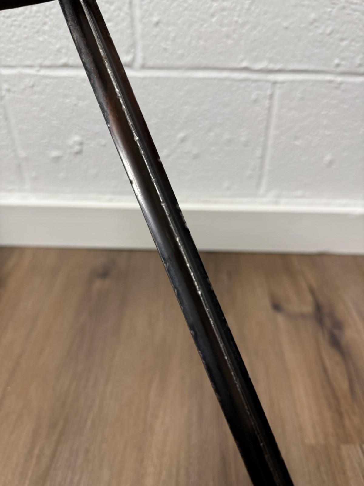 Antique Vintage 19th Century Sword Made In Spain Trefoil Blade Wood Handle