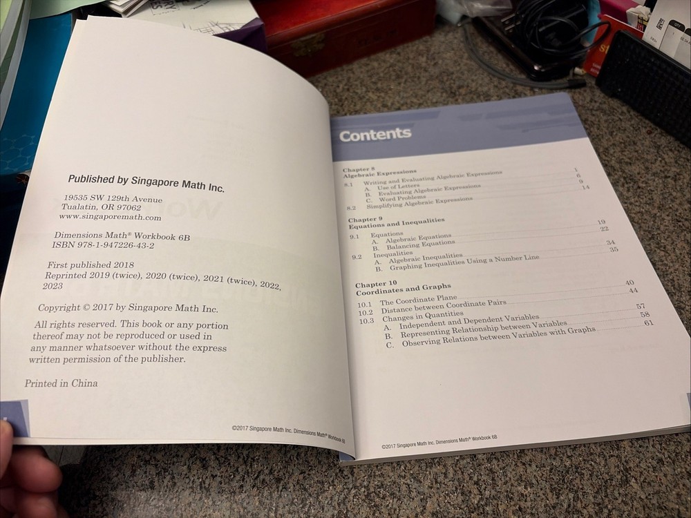 Dimensions Math Workbook 6B (Trade Paperback)