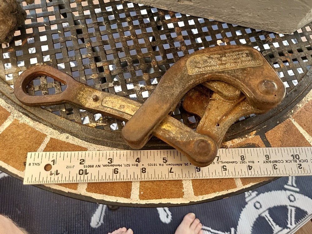 Klein Tools 1685-20 Parallel Jaw Grip Heavy Cable Puller Wire Rope Gripper DS