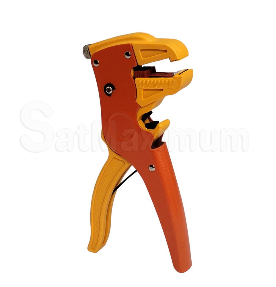 Heavy Duty Self Adjustable Automatic Electrical Wire Stripper Cutter 2-in-1 Tool