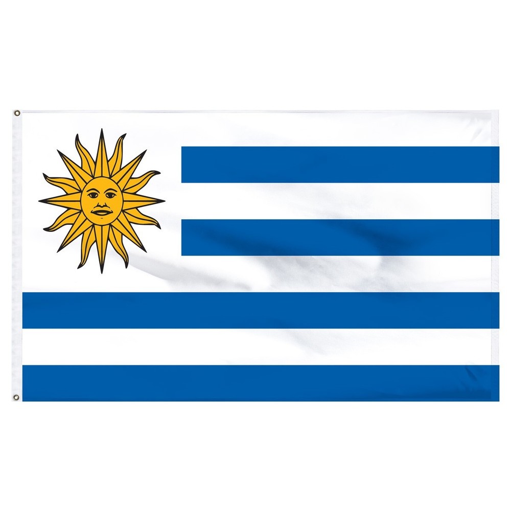 "Uruguay" 3 ft x 5 ft Polyester Flag