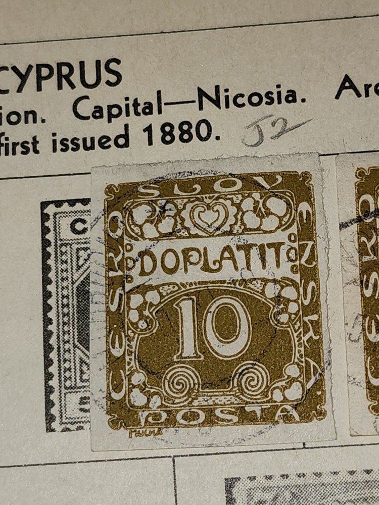 Foreign Ceskoslovenska 10c Stamp Used - #H170