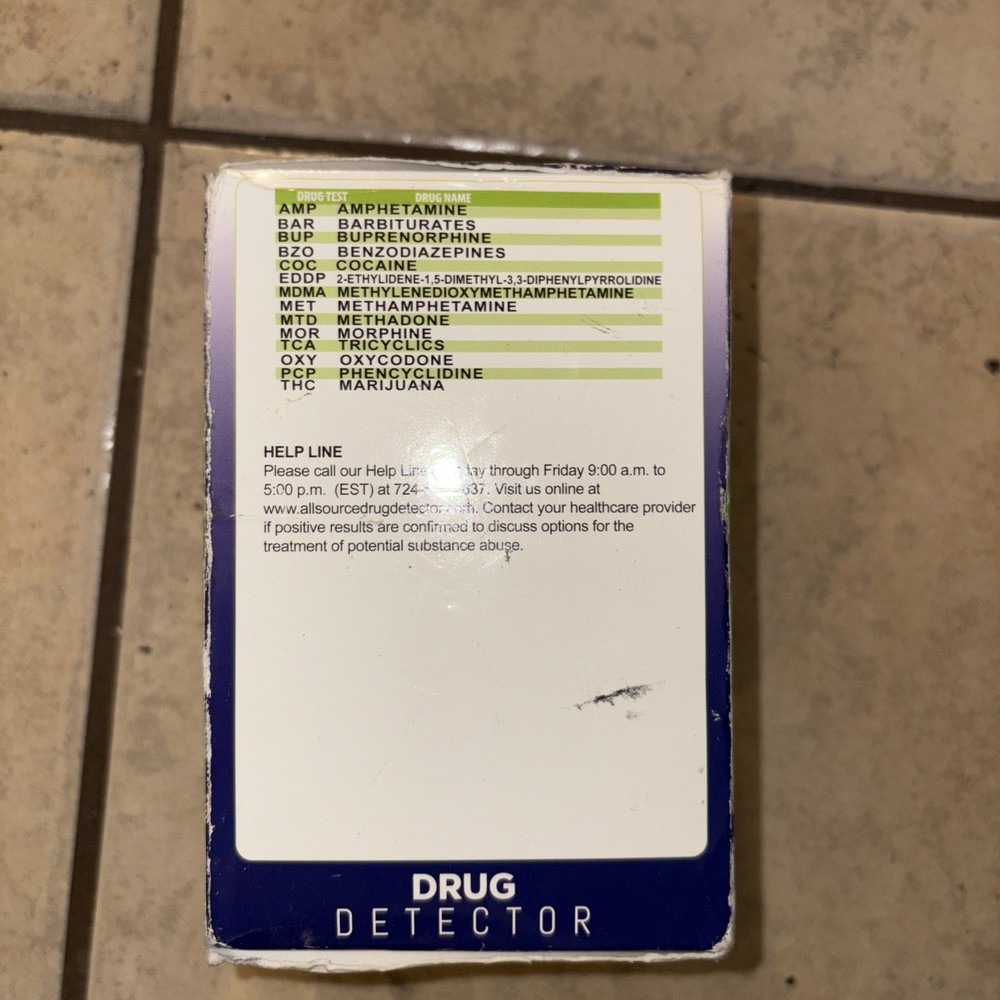 All Source Screening Solutions Drug Detector Home Marijuana Test