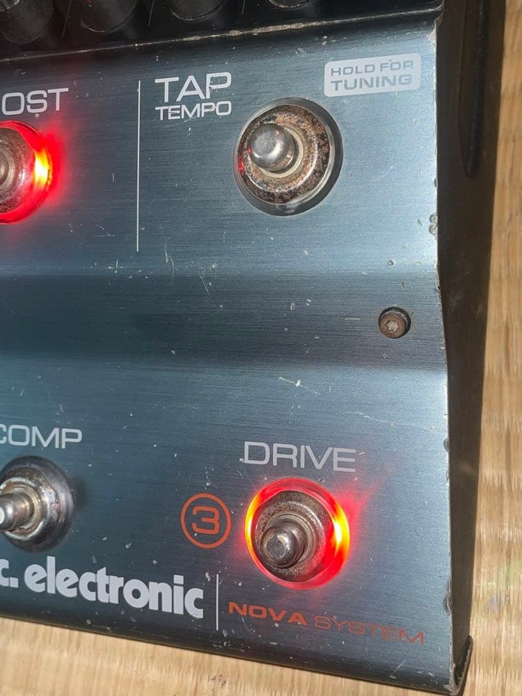 TC Electronic Nova System Guitar Multi Effects Processor Pedalboard Tested Japan