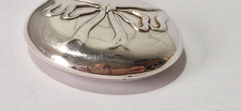 MINIATURE HANDBAG PERFUME BOTTLE - HALLMARKED STERLING SILVER