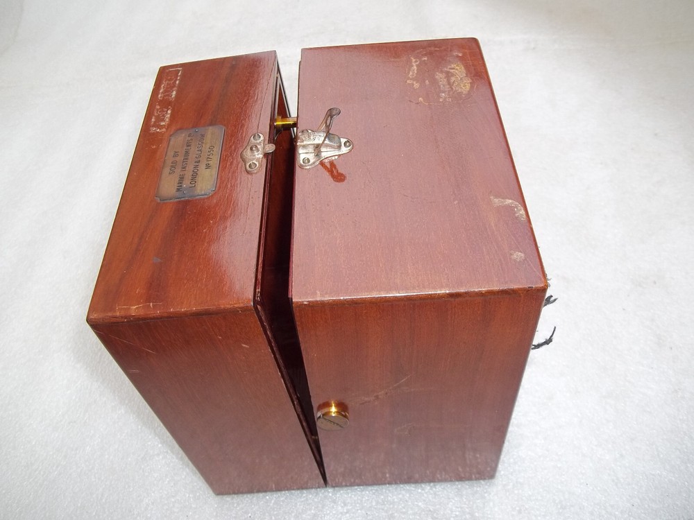Vintage Thomas Mercer Marine Chronometer Case