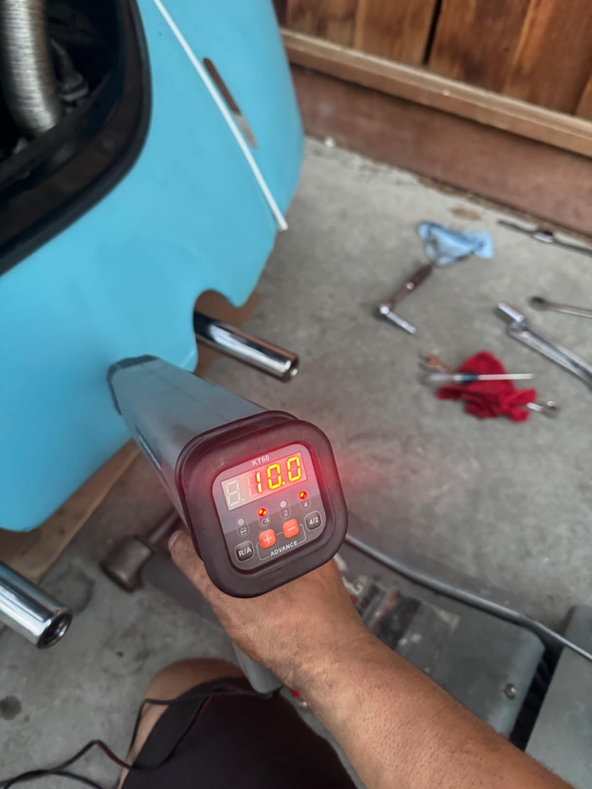 Car Digital Timing Light Automotive Engine Petrol Gun Inductive Ignition Stroke