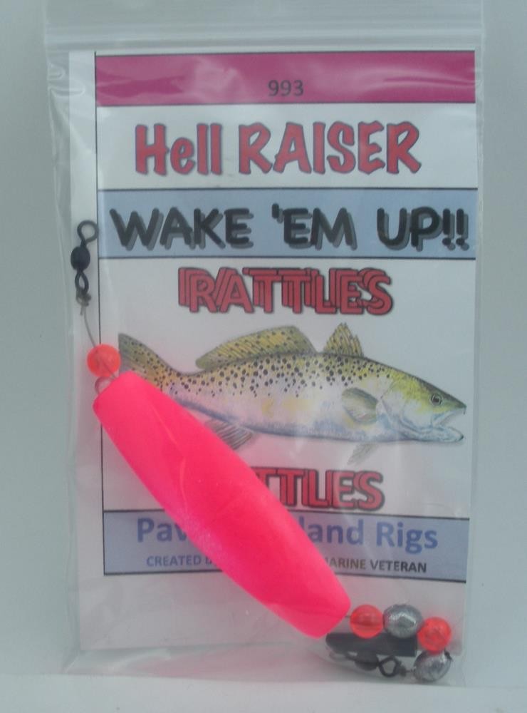 PIR  993 Hellraiser Flounder Rattler Pink Float