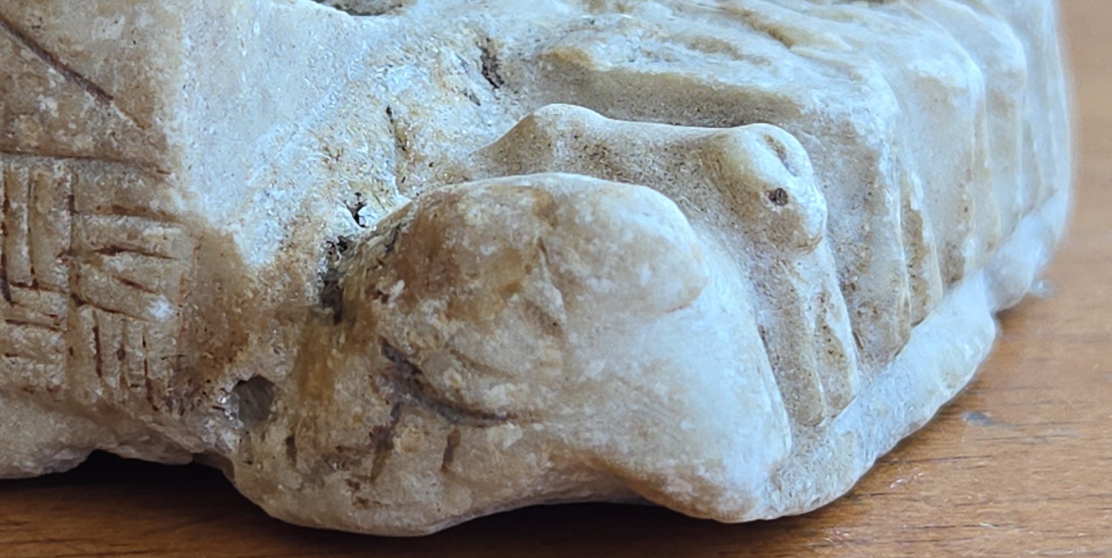 Antique Andean Carved Stone Illa Talisman Amulet Pre-Columbian Peru Andes