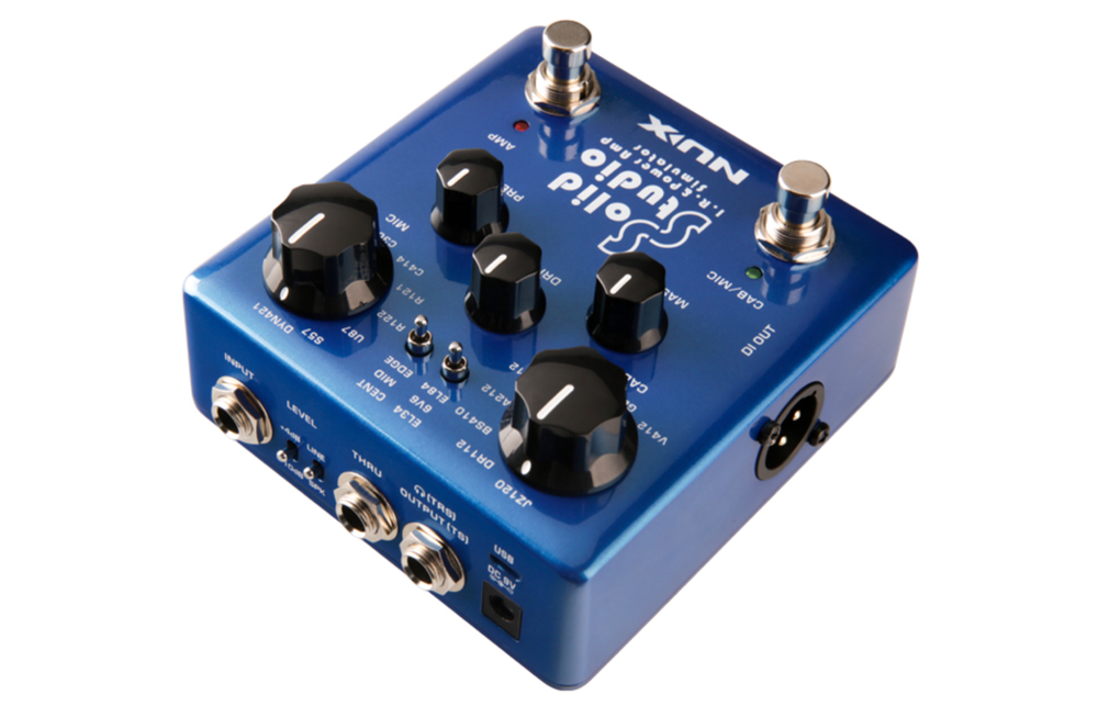 NUX NSS-5 Solid Studio IR+ Power Amp Simulator Pedal - Record Direct New!