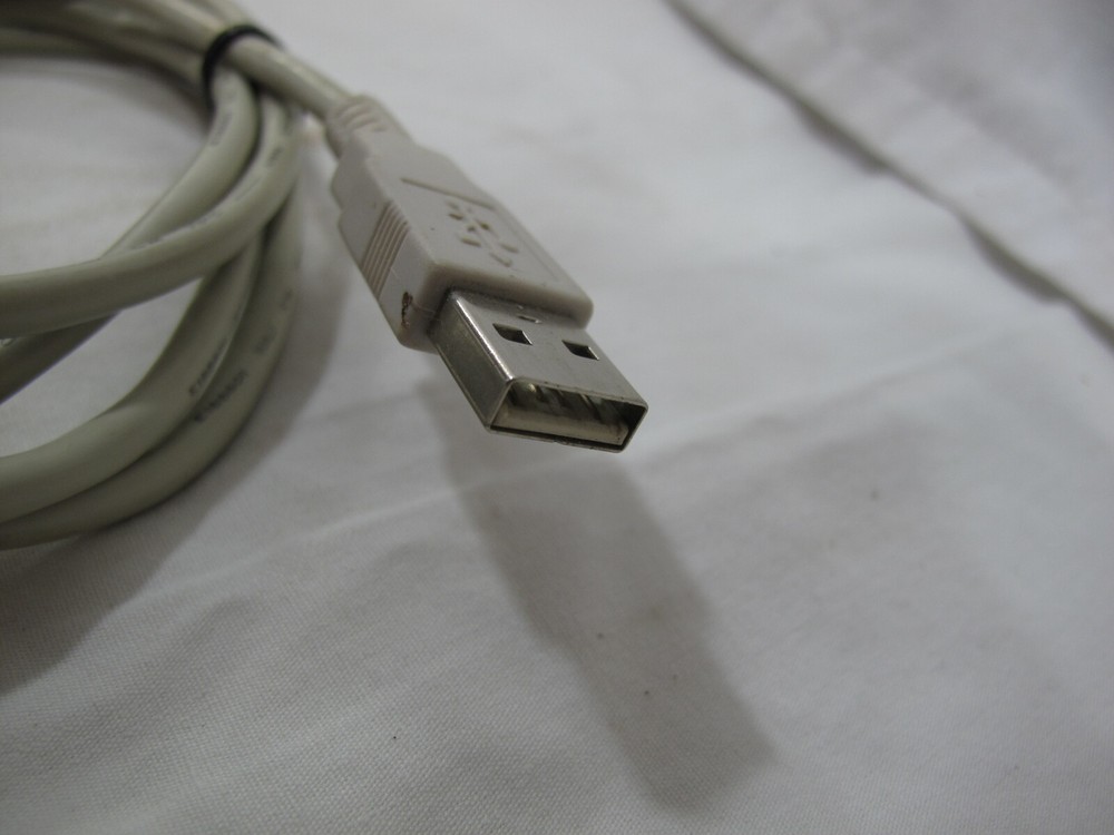 (1) 5-foot USB A to B Printer Cable TAN