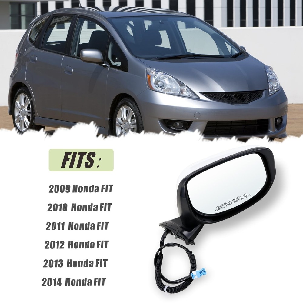 Right Passenger Side Mirror compatible with 2009 2010 2011 2012 2013 2014 Hon...