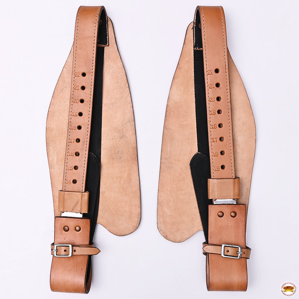 HILASON Hand Tool Leather Saddle Replacement Fender Pair Hobble Strap Tan| |