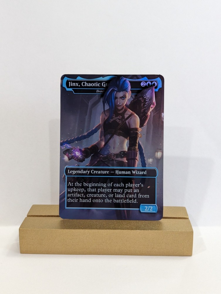 Braids Conjurer Adept Jinx Foil Sticker | Custom MTG Commander