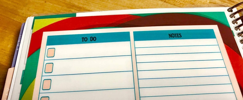 This Week Daily To Do Notes Dashboard Insert for use with HAPPY Planner