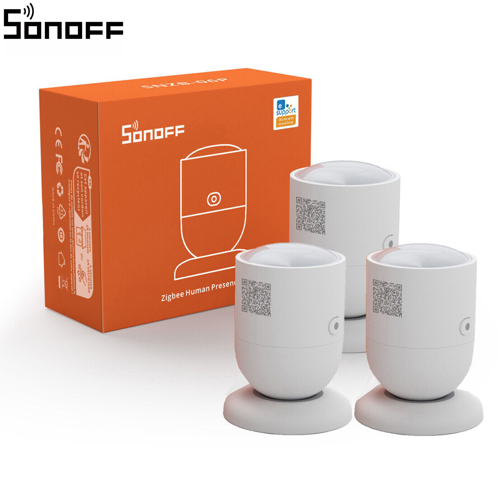 1/3Pack SONOFF SNZB-06P Zigbee 3.0 Human Presence Sensor Works with Alexa/Google
