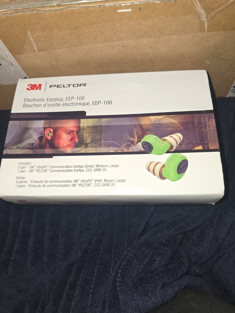 3M Peltor EEP100 Electronic Earplugs - Green