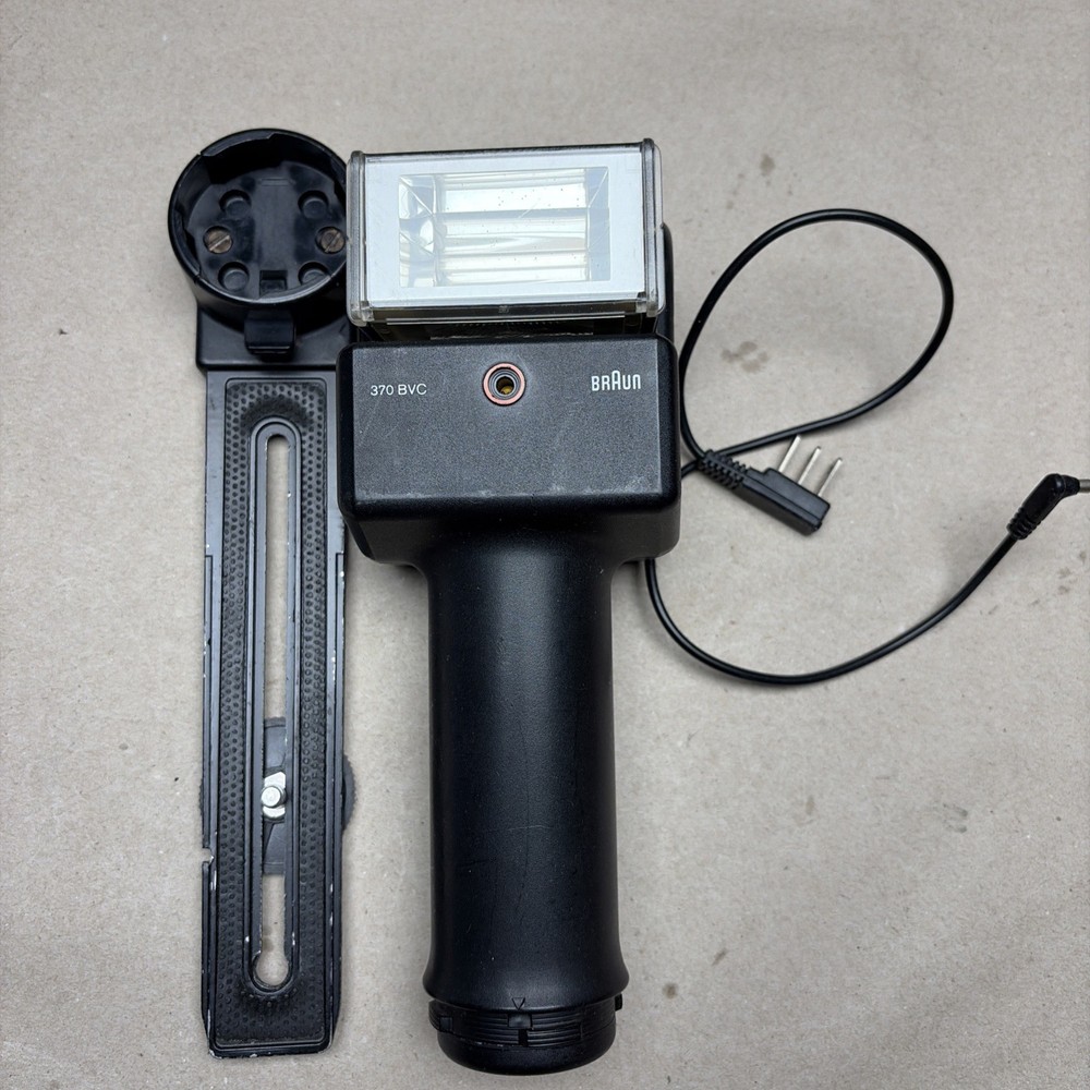 Vintage Braun Auto flash 370 BVC Flash