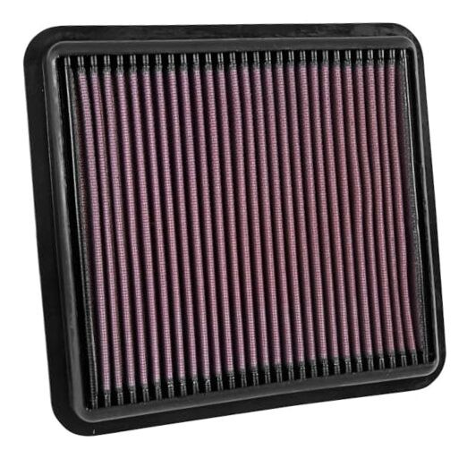 Engine Air Filter: Reusable, Clean Every 75,000 Miles, Washable, Premium,