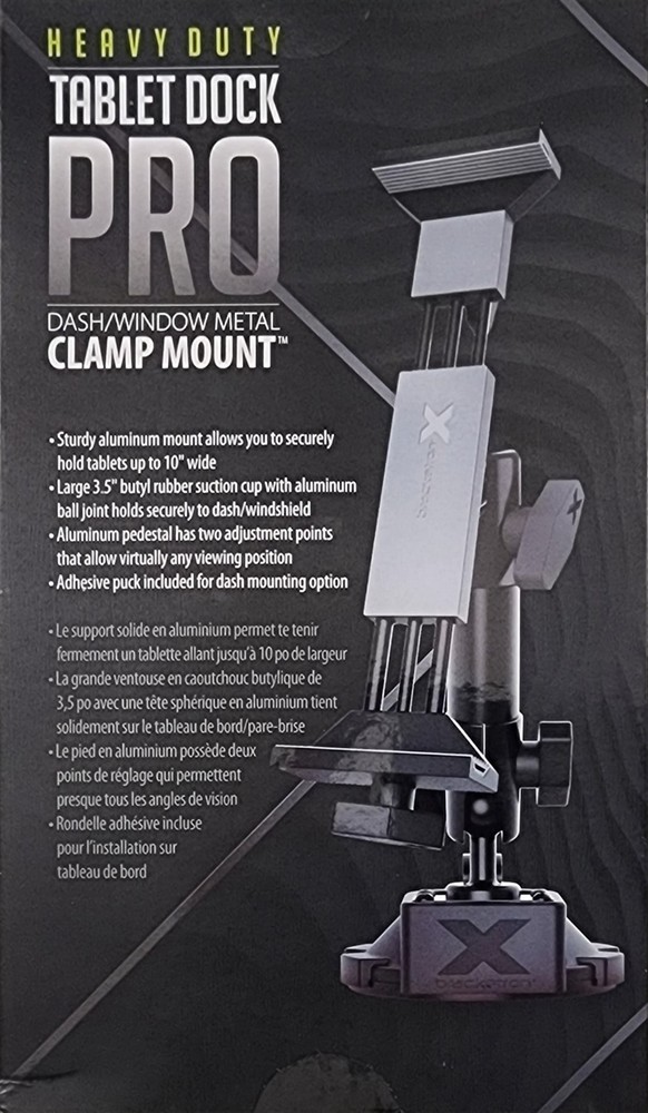 Bracketron BX15892 Heavy-Duty Tablet Dock Pro Window Clamp Mount