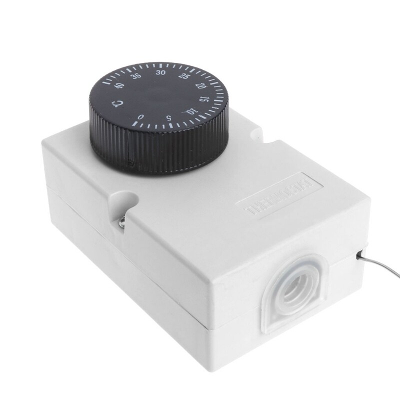 Temperature Switch with 50cm/ 19.7" Cable Plastic Capillary Thermostat Controll