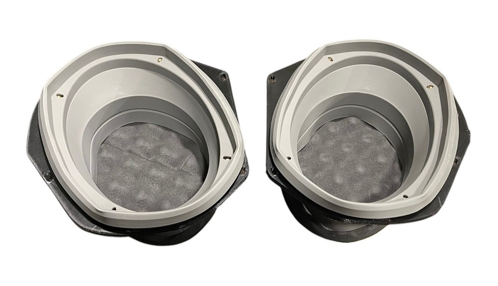 1959-1970, GM Full Size, Impala Kick Panel Vent, 6X9” Speaker Bsffles