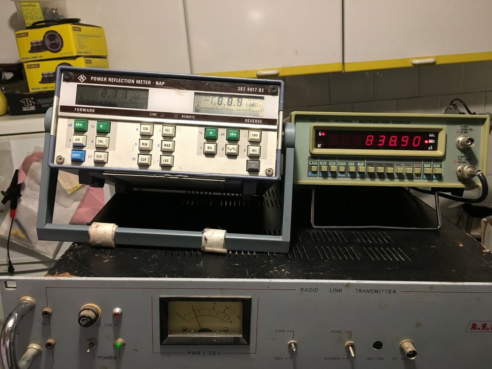 Link Broadcast FM RVR (PTRL2w/RL) Mhz 838,9 Transmitter 2w and Receiver