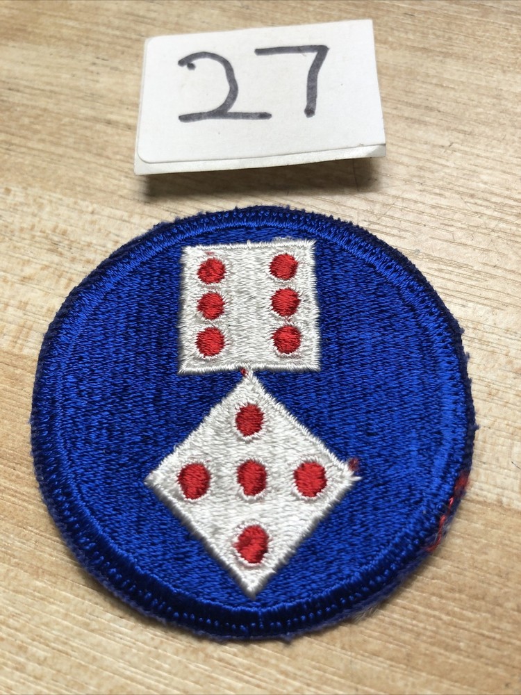 WW2 US Army XI Corps 11th Cut Edge SSI Patch No Glow