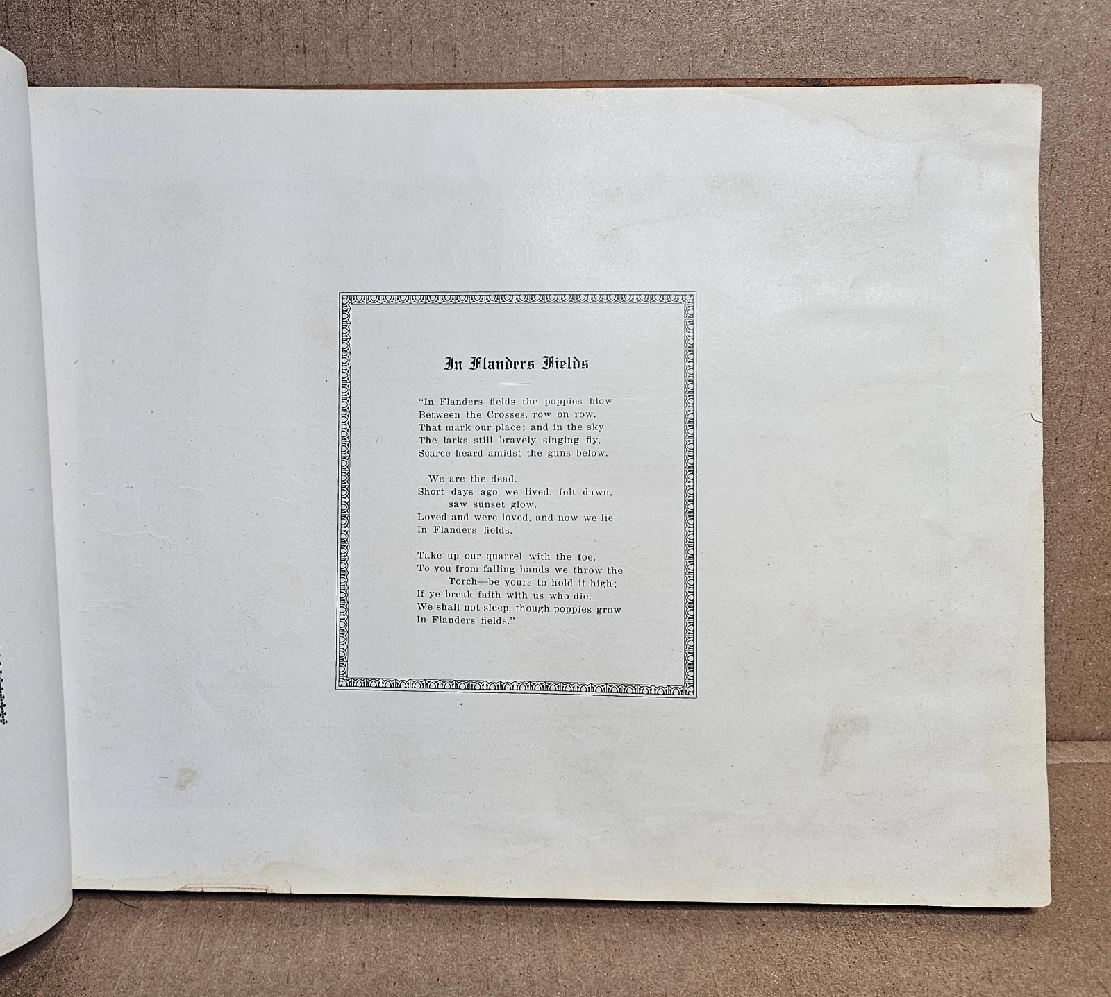 Minnehaha County In the World War 1917-1918-1919 South Dakota Hardcover 1919