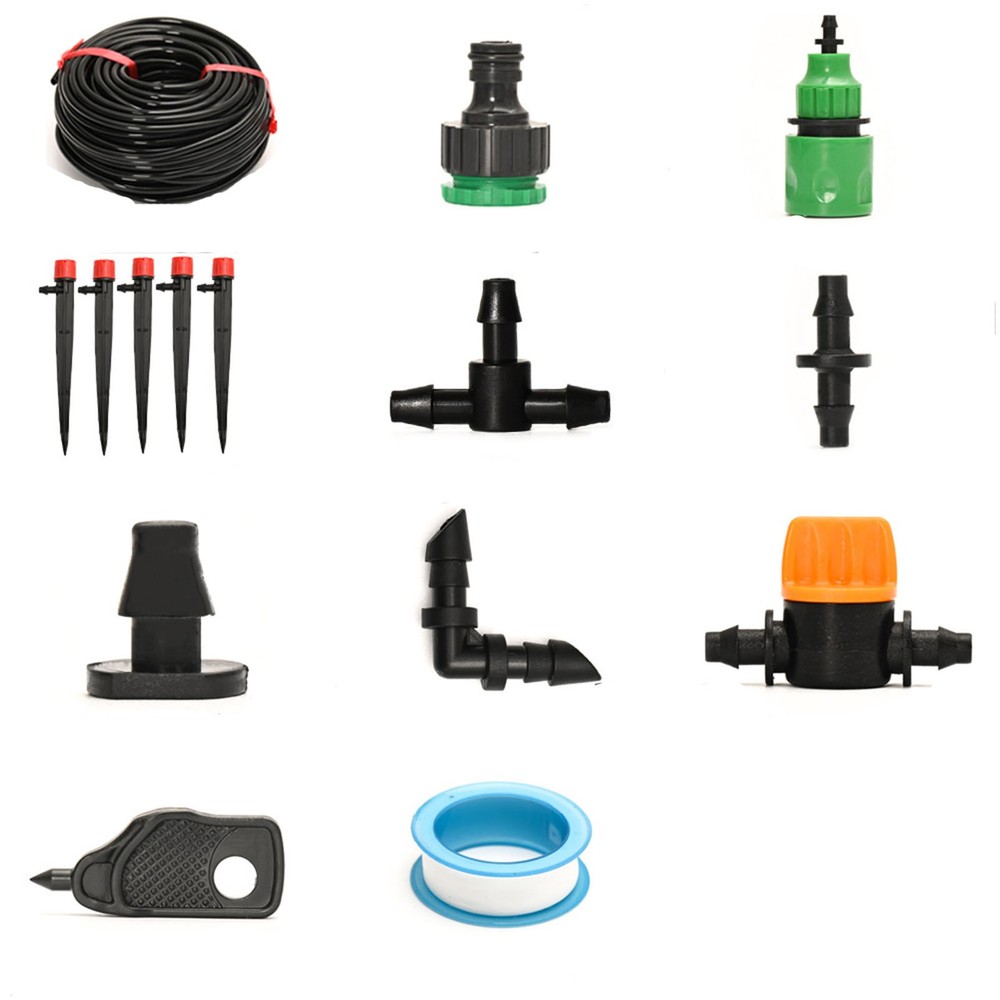5m Drip Irrigation System Kit DIY Saving Water Automatic Watering Misting System