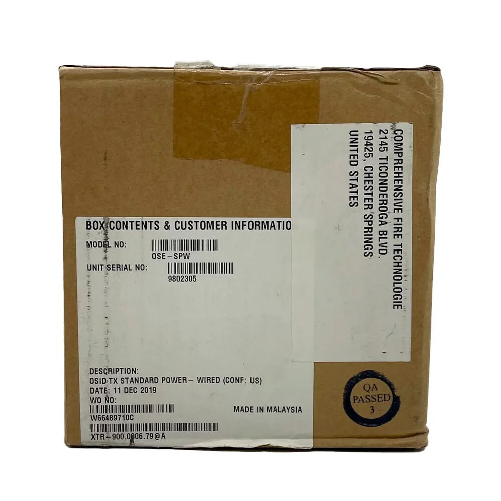 Vesda OSE-SPW Standard Base Emitter - Same Day Shipping (SEALED)
