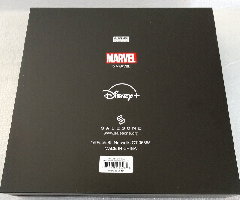 Marvel Studios Moon Knight Crescent Moon Blade Pin Prop New Box LE