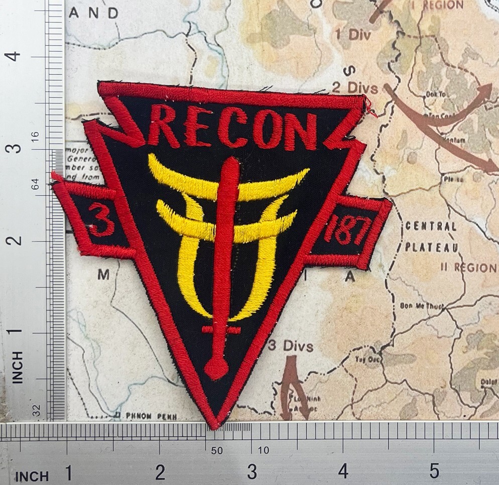 patch , ussf , 3rd recon , 187th patch , t6-240