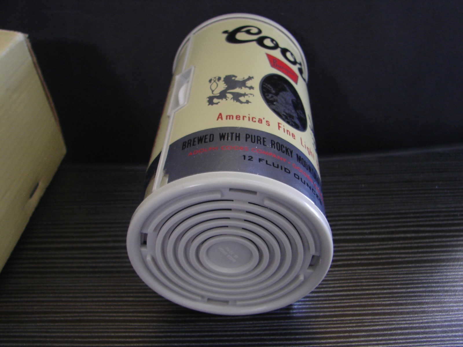 NIB Vintage Coors Beer Can Radio Novelty Am Transistor Radio Working - RARE!