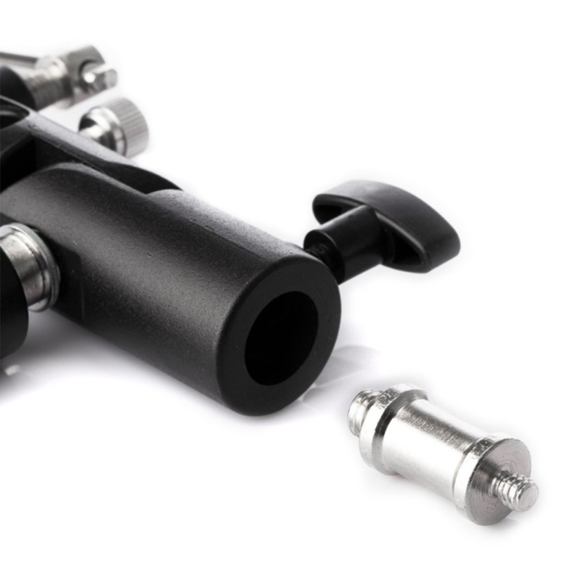 H-Type Support Bracket Holder for Camera Speedlight Flash Tripod Light Stand