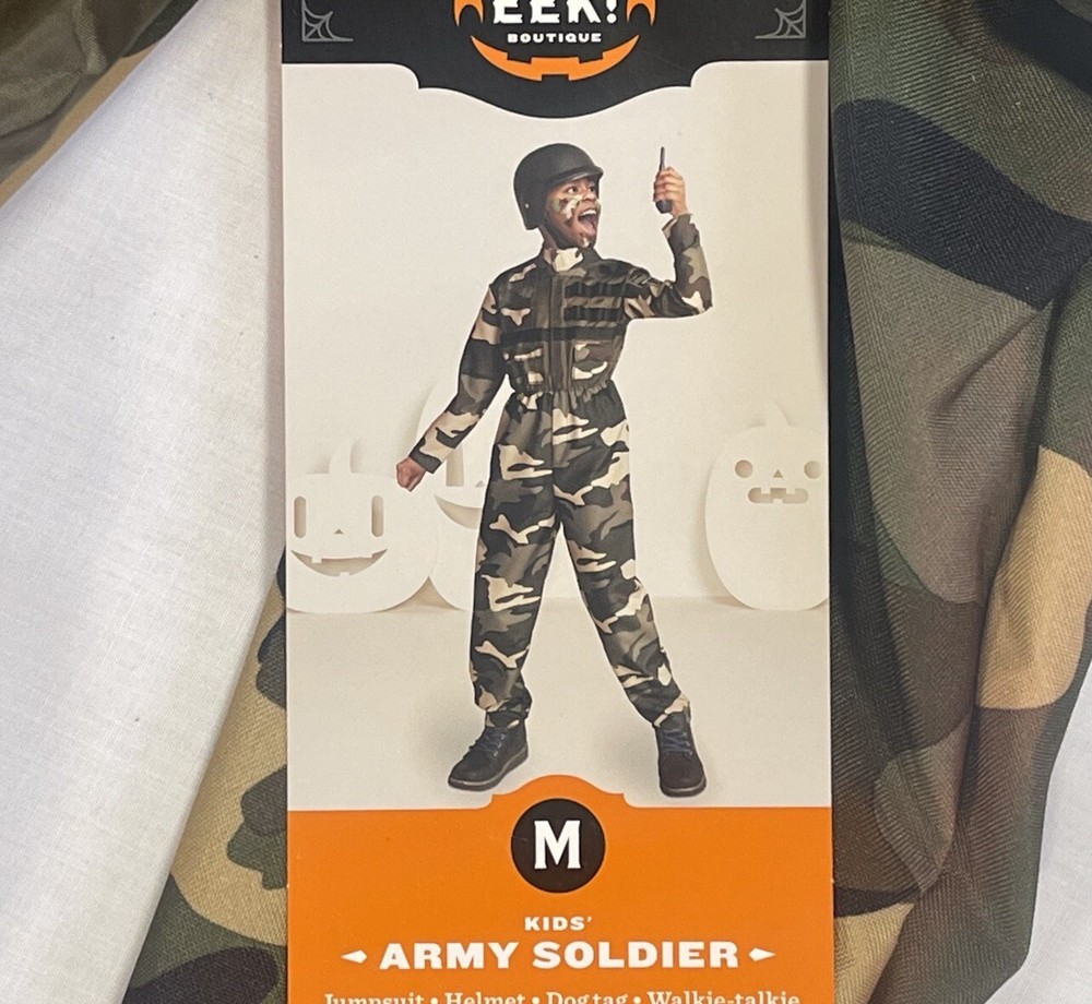 Army Soldier. Size 8-10. New.