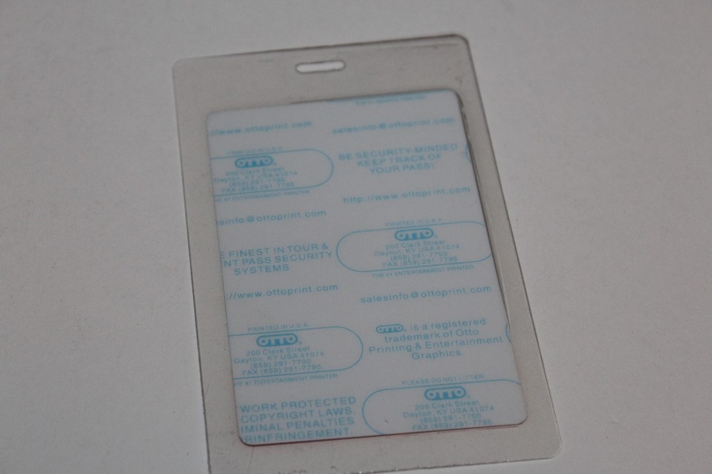 Ozomatli - Laminated Backstage Pass - Lot # 1 - FREE POSTAGE